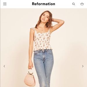 Reformation Aurora top